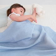 Bebesmith人造丝华夫毯